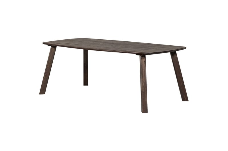 Pöytä Tablo Tanskand-mallinen, soikea - Mystic Brown, Mysteeri Ruskea, 220x100 cm - Huonekalut - Pöytä & ruokailuryhmä - Ruokapöydät & keittiön pöydät