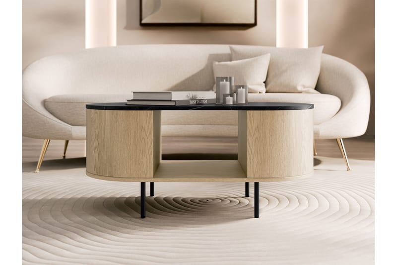 Pantego Sohvapöytä 100x52 cm - Ruskea - Huonekalut - Pöytä & ruokailuryhmä - Sohvapöytä