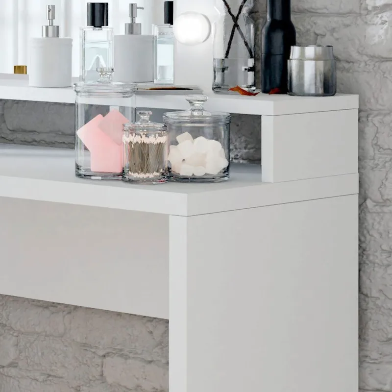 Peilipöytä Diva, 3 laatikkoa - Huonekalut - Pöytä & ruokailuryhmä - Meikki- & kampauspöydät - Meikkipöytä valolla