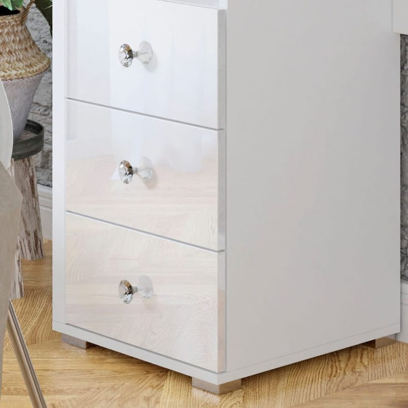 Peilipöytä Diva, 3 laatikkoa - Huonekalut - Pöytä & ruokailuryhmä - Meikki- & kampauspöydät