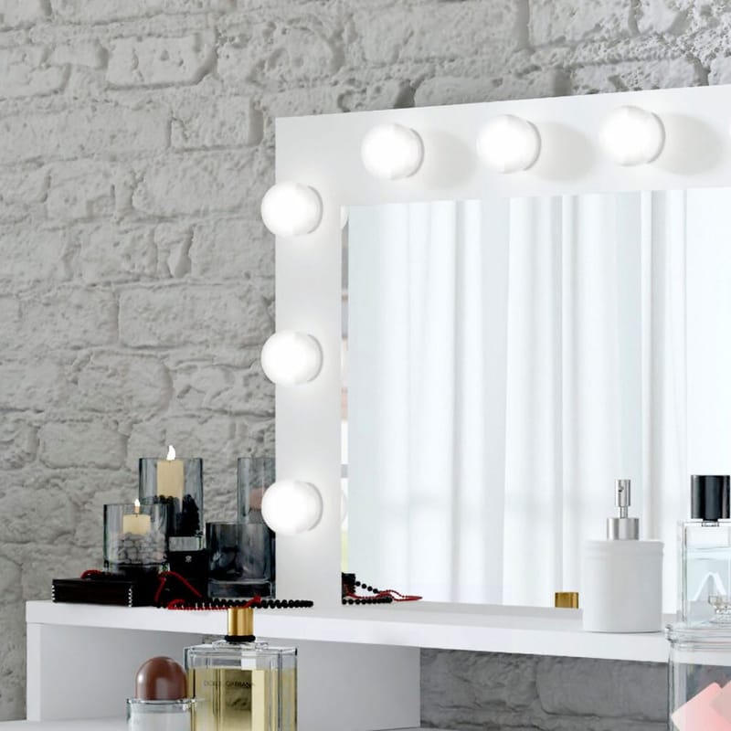 Peilipöytä Diva, 3 laatikkoa - Huonekalut - Pöytä & ruokailuryhmä - Meikki- & kampauspöydät