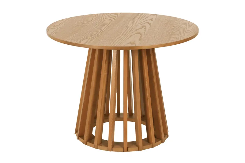Peyra pyöreä sohvapöytä 60 cm, viilu, Tammi
