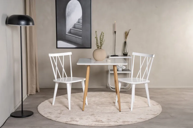 Polar Ruokapöytä 75 cm, Valkoinen