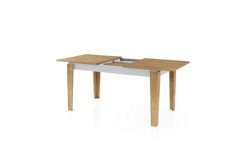 Pradera Ruokapöytä 175 cm Suorakulmainen, Tammi/Valkoinen