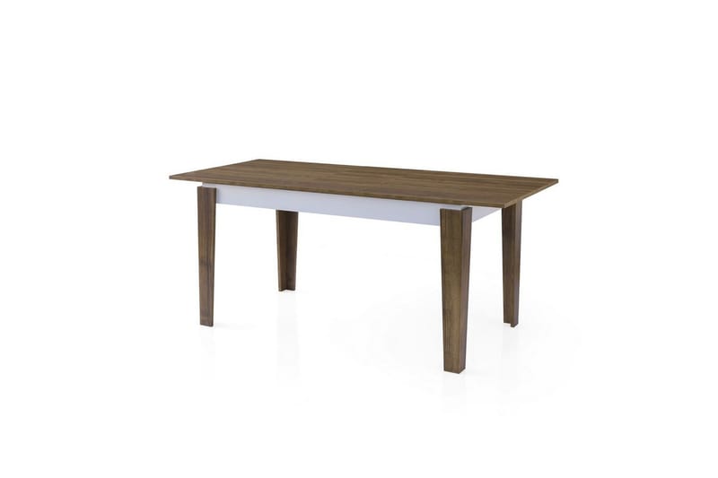 Pradera Ruokapöytä 175 cm Suorakulmainen - Pähkinä/Valkoinen - Huonekalut - Pöytä & ruokailuryhmä - Ruokapöydät & keittiön pöydät