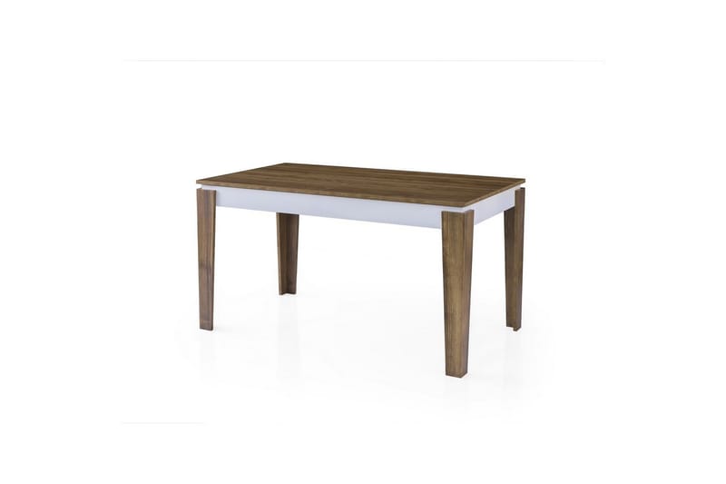 Pradera Ruokapöytä 175 cm Suorakulmainen - Pähkinä/Valkoinen - Huonekalut - Pöytä & ruokailuryhmä - Ruokapöydät & keittiön pöydät