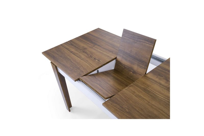 Pradera Ruokapöytä 175 cm Suorakulmainen - Pähkinä/Valkoinen - Huonekalut - Pöytä & ruokailuryhmä - Ruokapöydät & keittiön pöydät