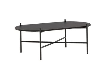 Pueblo 120 cm soikea sohvapöytä maalattua puuta - Musta - Huonekalut - Pöytä & ruokailuryhmä - Sohvapöytä