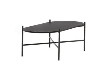 Pueblo 120 cm soikea sohvapöytä maalattua puuta - Musta - Huonekalut - Pöytä & ruokailuryhmä - Sohvapöytä