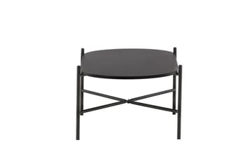Pueblo 120 cm soikea sohvapöytä maalattua puuta - Musta - Huonekalut - Pöytä & ruokailuryhmä - Sohvapöytä