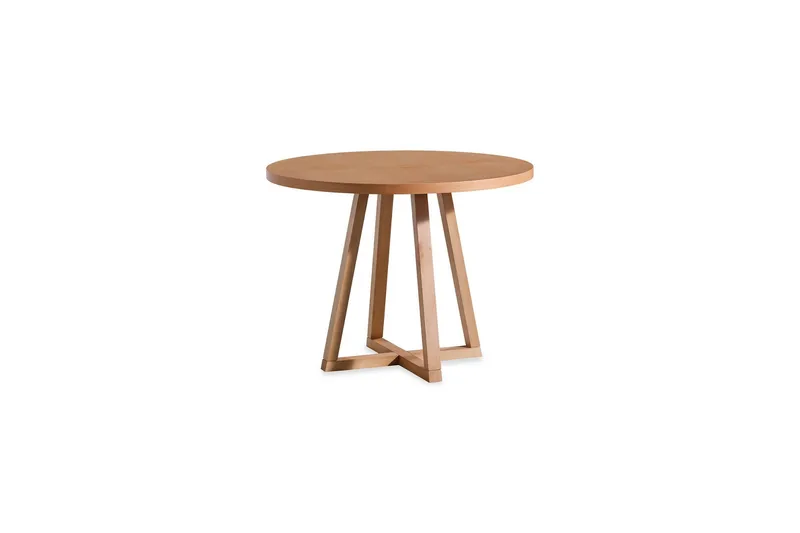 Puffin Ruokapöytä 100 cm Pyöreä, Luonnonväri