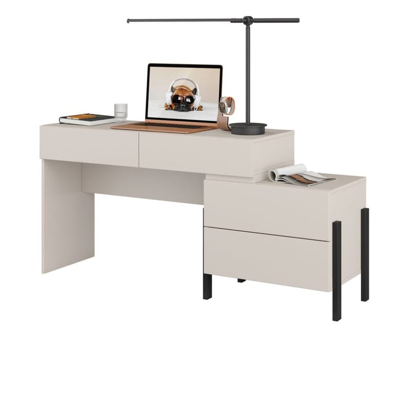 Pukupöytä Jukon S ja 4 laatikkoa - Huonekalut - Pöytä & ruokailuryhmä - Meikki- & kampauspöydät