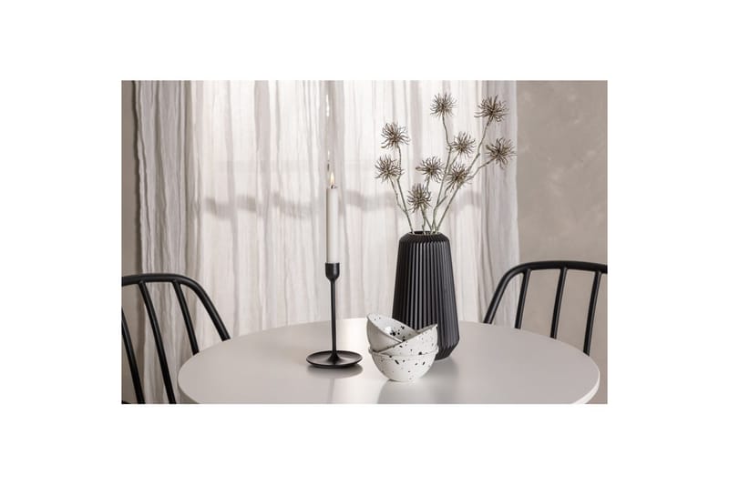 Pyöreä Ruokailuryhmä Hamden, Dyrön - Musta - Huonekalut - Pöytä & ruokailuryhmä - Ruokailuryhmä