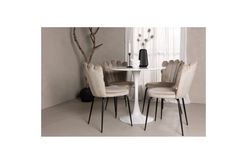 Pyöreä Ruokailuryhmä Hamden, Limhamn Light - Huonekalut - Pöytä & ruokailuryhmä - Ruokailuryhmä