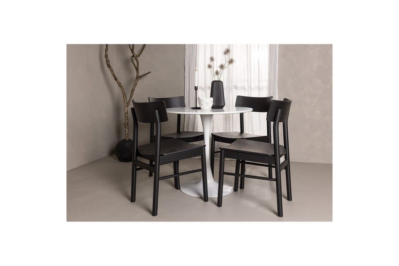 Pyöreä Ruokailuryhmä Hamden, Montros - Huonekalut - Pöytä & ruokailuryhmä - Ruokailuryhmä