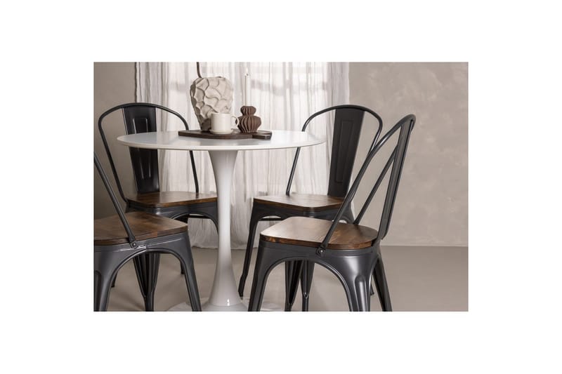 Pyöreä Ruokailuryhmä Hamden, Tempe - Ruskea - Huonekalut - Pöytä & ruokailuryhmä - Ruokailuryhmä