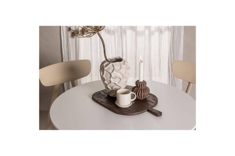 Pyöreä Ruokailuryhmä Hamden, Ursholmen - beige - Huonekalut - Pöytä & ruokailuryhmä - Ruokailuryhmä