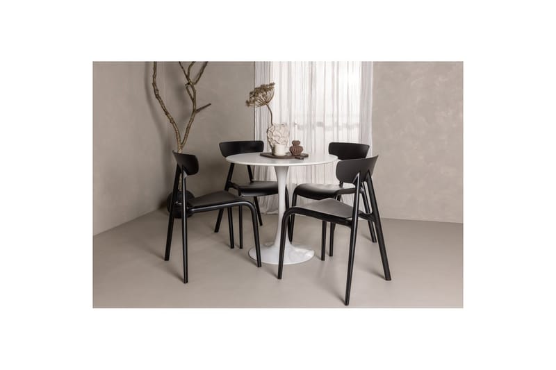 Pyöreä Ruokailuryhmä Hamden, Ursholmen - Musta - Huonekalut - Pöytä & ruokailuryhmä - Ruokailuryhmä
