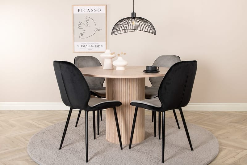 Pyöreä ruokailuryhmä Venture Home Bianca, Emma