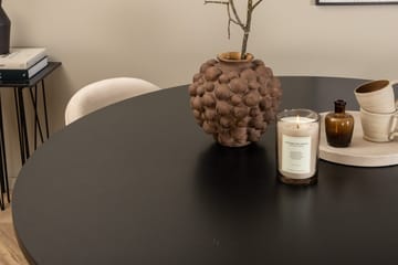 Pyöreä ruokailuryhmä Venture Home Copenhagen, Velvet - musta ja beige - Huonekalut - Pöytä & ruokailuryhmä - Ruokailuryhmä