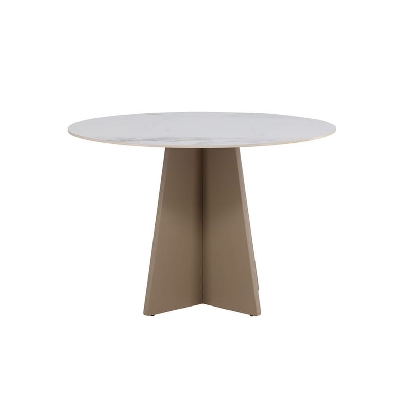 Pyöreä ruokapöytä Bootcut - Beige - Huonekalut - Pöytä & ruokailuryhmä - Ruokapöydät & keittiön pöydät