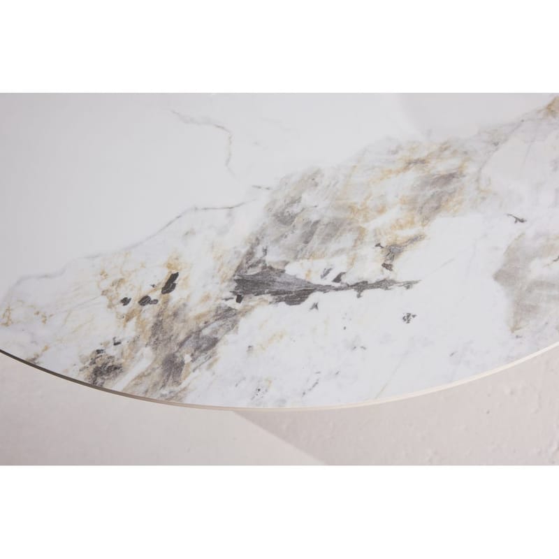 Pyöreä ruokapöytä Bootcut - Beige - Huonekalut - Pöytä & ruokailuryhmä - Ruokapöydät & keittiön pöydät