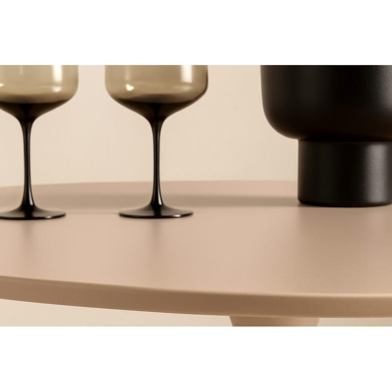 Pyöreä ruokapöytä Glade - Beige - Huonekalut - Pöytä & ruokailuryhmä - Ruokapöydät & keittiön pöydät