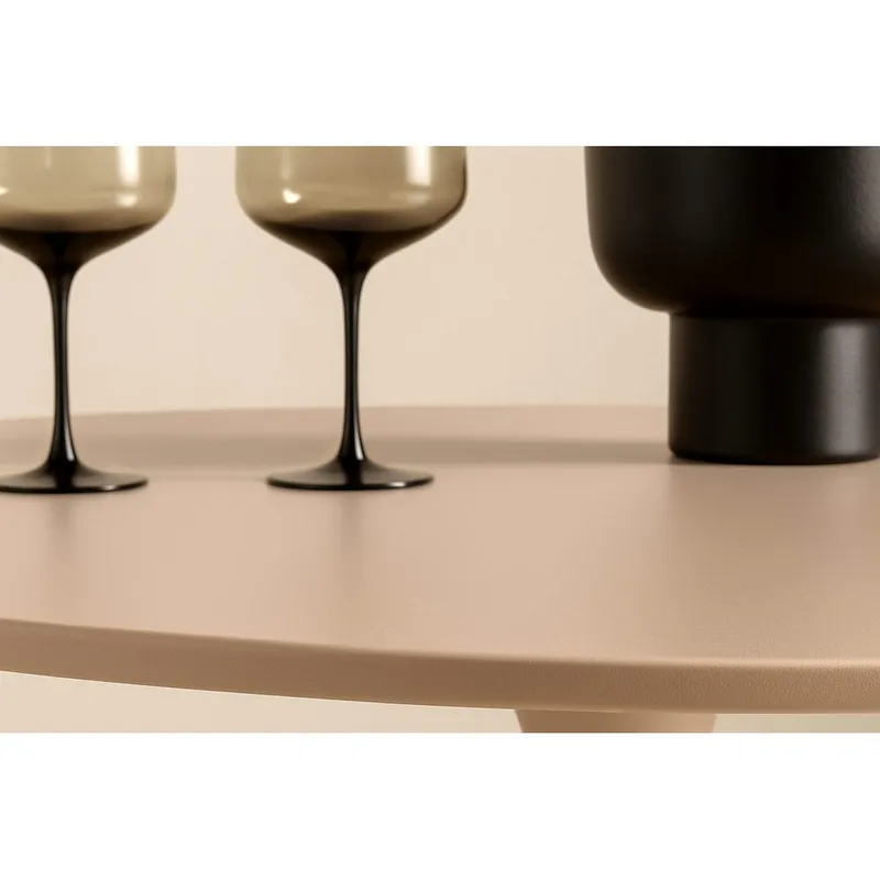 Pyöreä ruokapöytä Glade - Beige - Huonekalut - Pöytä & ruokailuryhmä - Ruokapöydät & keittiön pöydät