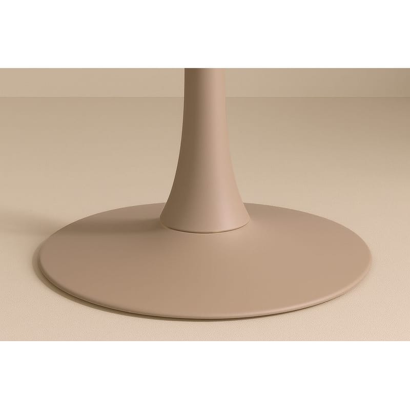 Pyöreä ruokapöytä Glade - Beige - Huonekalut - Pöytä & ruokailuryhmä - Ruokapöydät & keittiön pöydät