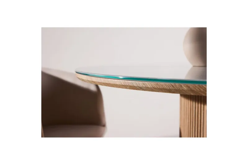 Pyöreä ruokapöytä Härön - Huonekalut - Pöytä & ruokailuryhmä - Ruokapöydät & keittiön pöydät