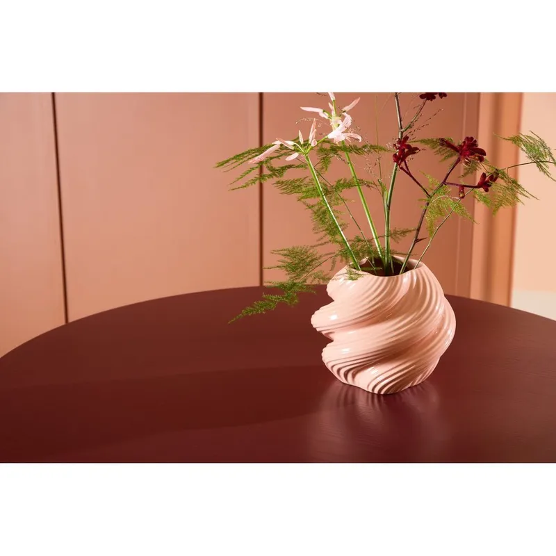 Pyöreä ruokapöytä Lenox - Burgundi - Huonekalut - Pöytä & ruokailuryhmä - Ruokapöydät & keittiön pöydät