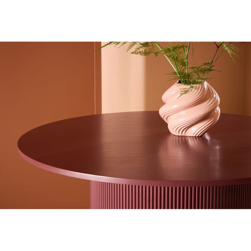 Pyöreä ruokapöytä Lenox - Burgundi - Huonekalut - Pöytä & ruokailuryhmä - Ruokapöydät & keittiön pöydät