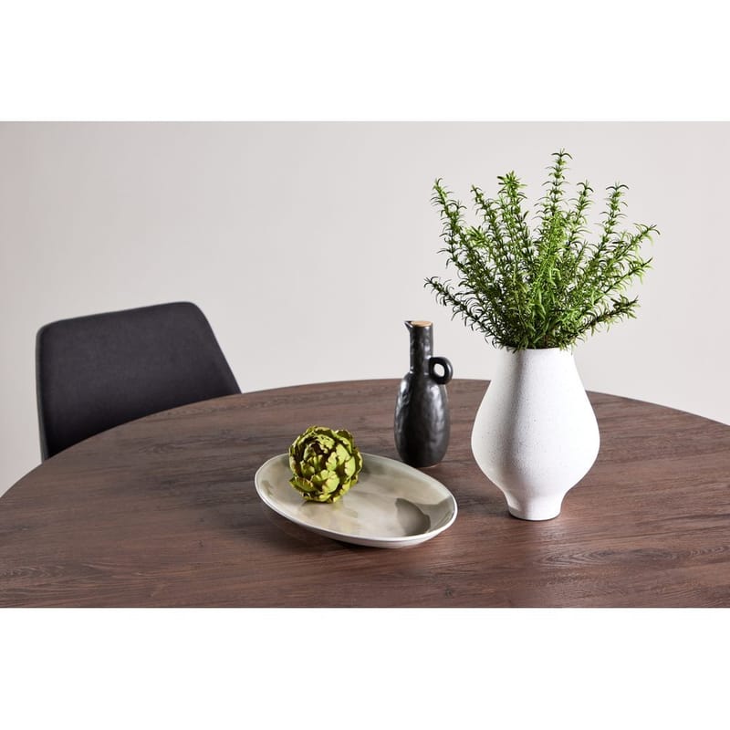 Pyöreä ruokapöytä Tekla - Mokka, 120 - Huonekalut - Pöytä & ruokailuryhmä - Ruokapöydät & keittiön pöydät