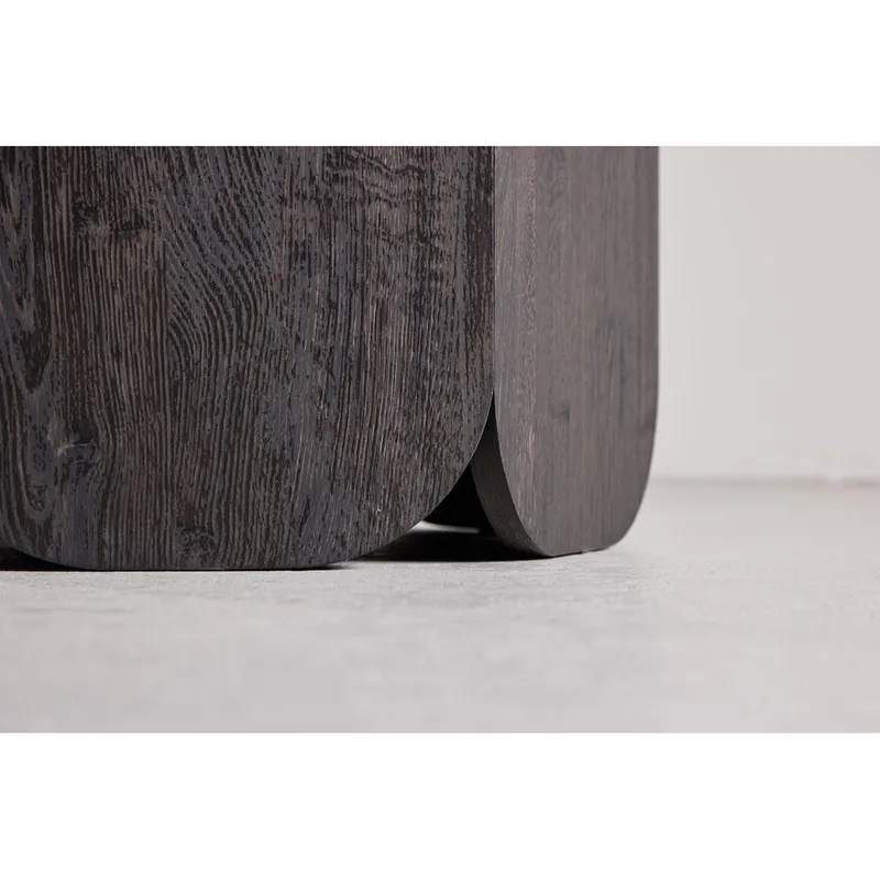 Pyöreä ruokapöytä Tekla - Musta, 120 - Huonekalut - Pöytä & ruokailuryhmä - Ruokapöydät & keittiön pöydät