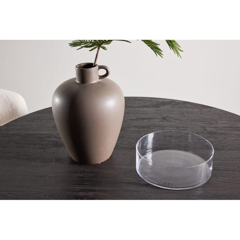 Pyöreä ruokapöytä Tekla - Musta, 120 - Huonekalut - Pöytä & ruokailuryhmä - Ruokapöydät & keittiön pöydät