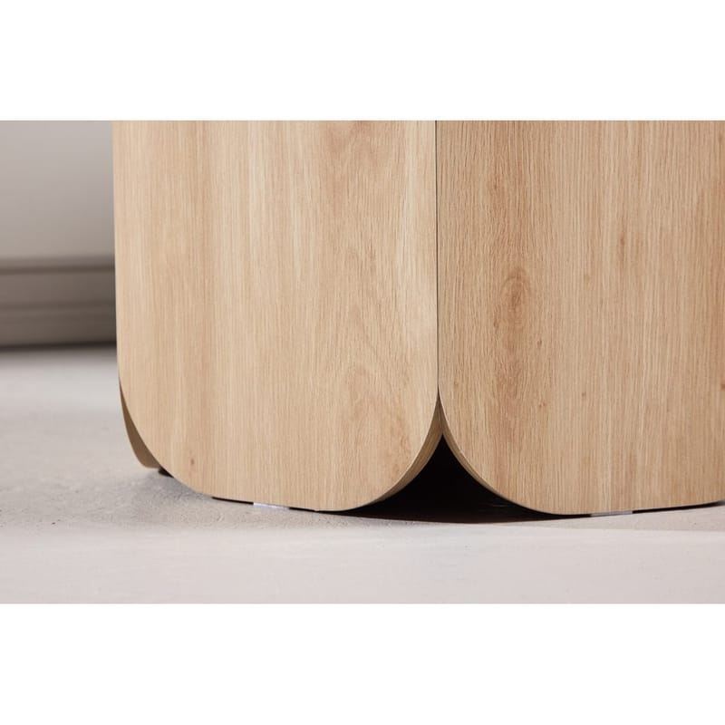 Pyöreä ruokapöytä Tekla - Vaaleanharmaa, 120 - Huonekalut - Pöytä & ruokailuryhmä - Ruokapöydät & keittiön pöydät