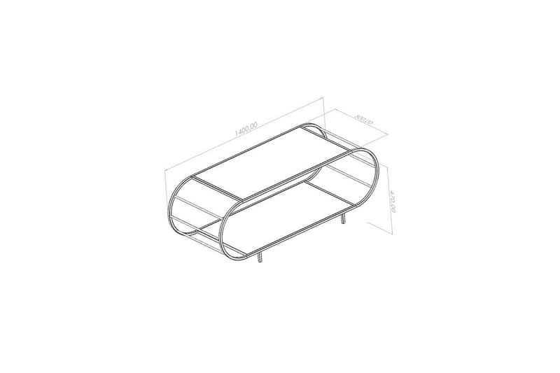 Quorinor Sohvapöytä 145 cm - Luonnollinen - Huonekalut - Pöytä & ruokailuryhmä - Sohvapöytä