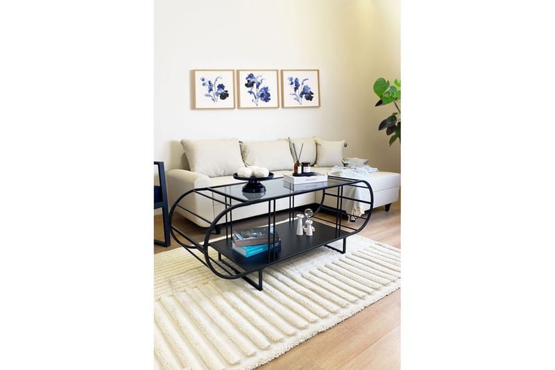 Quorinor Sohvapöytä 145 cm - Musta - Huonekalut - Pöytä & ruokailuryhmä - Sohvapöytä