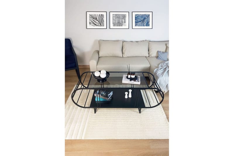 Quorinor Sohvapöytä 145 cm - Musta - Huonekalut - Pöytä & ruokailuryhmä - Sohvapöytä