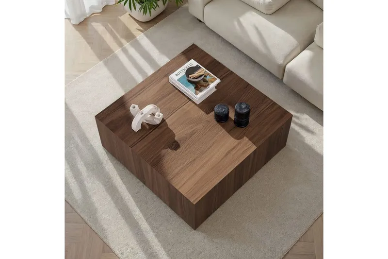 Rambabu Sohvapöytä 90 cm - Hiekka - Huonekalut - Pöytä & ruokailuryhmä - Sohvapöytä