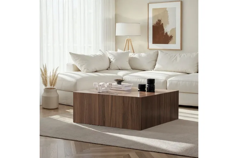 Rambabu Sohvapöytä 90 cm - Hiekka - Huonekalut - Pöytä & ruokailuryhmä - Sohvapöytä