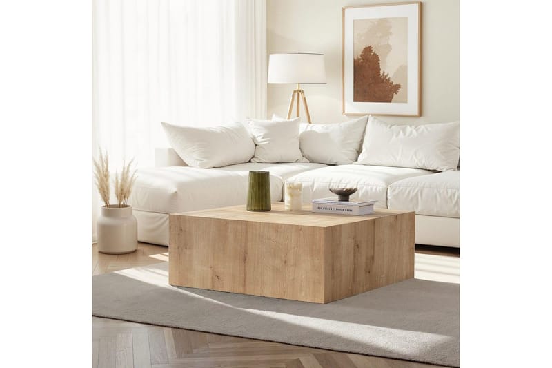 Rambabu Sohvapöytä 90 cm - Hiekka - Huonekalut - Pöytä & ruokailuryhmä - Sohvapöytä