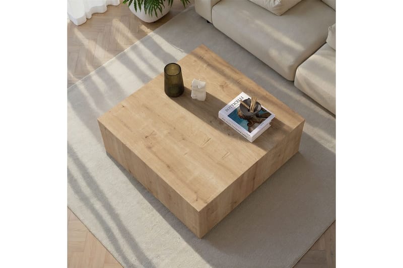 Rambabu Sohvapöytä 90 cm - Hiekka - Huonekalut - Pöytä & ruokailuryhmä - Sohvapöytä