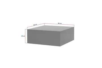 Rambabu Sohvapöytä 90 cm - Keltainen/Ruskea - Huonekalut - Pöytä & ruokailuryhmä - Sohvapöytä