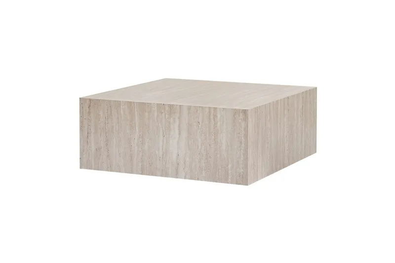 Rambabu Sohvapöytä 90 cm, Keltainen/Ruskea