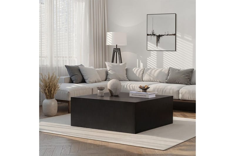 Rambabu Sohvapöytä 90 cm - Musta - Huonekalut - Pöytä & ruokailuryhmä - Sohvapöytä