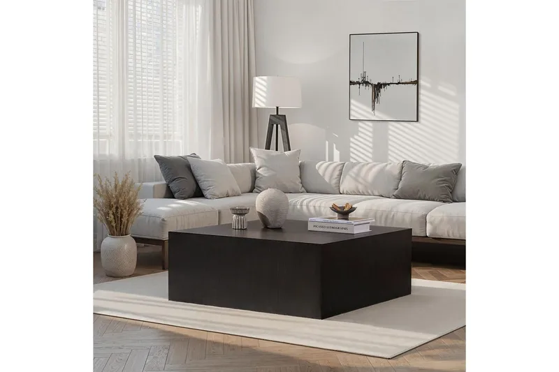 Rambabu Sohvapöytä 90 cm - Musta - Huonekalut - Pöytä & ruokailuryhmä - Sohvapöytä