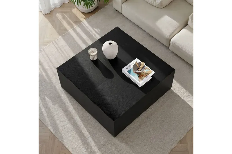 Rambabu Sohvapöytä 90 cm - Musta - Huonekalut - Pöytä & ruokailuryhmä - Sohvapöytä