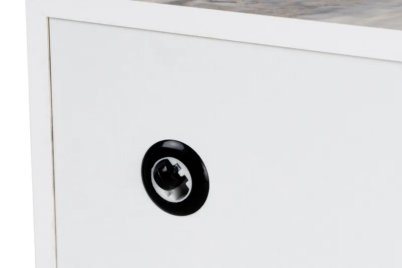 Rambabu Sohvapöytä 90 cm - Valkoinen Marmori - Huonekalut - Pöytä & ruokailuryhmä - Marmoripöydät