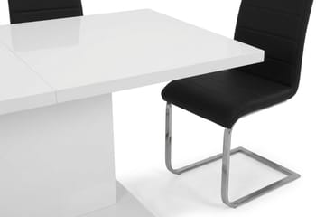 Ratliff-ruokailuryhmä 180 cm, jatkettava, 4 Cibus-tuolia - Huonekalut - Pöytä & ruokailuryhmä - Ruokailuryhmä
